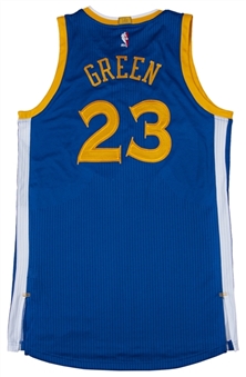 2016 Draymond Green Game Used Golden State Warriors Road Jersey Worn at Los Angeles Lakers on 3/6/16 (MeiGray)